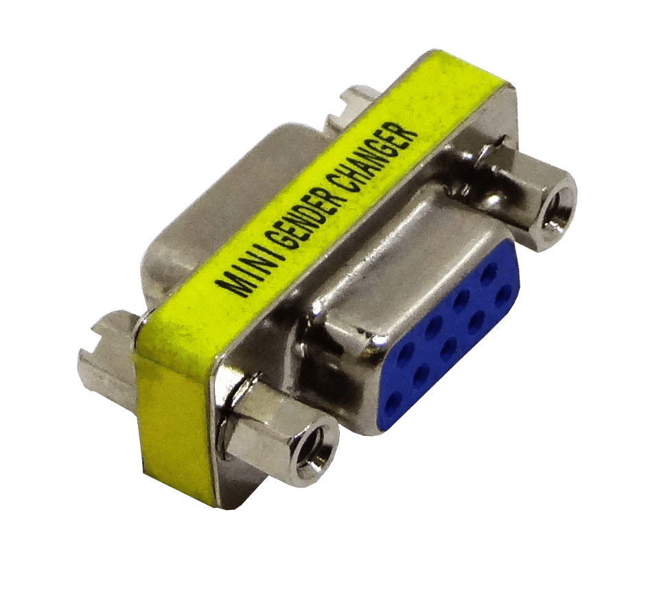 DB9-HH Conector Serial Hembra-Hembra DB9 sin-Cableado DE-09/HH