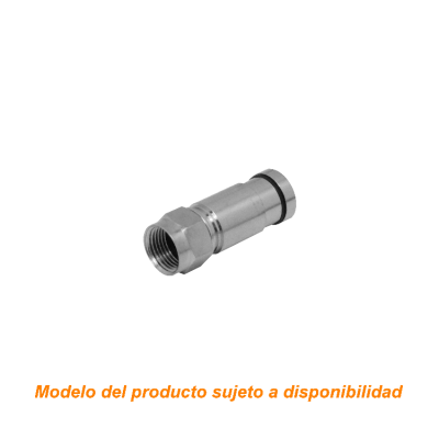 ERG6 RG6 Empuje Conector F-Macho p/Cable Coaxial RG-6 Compresion