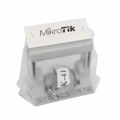 QME MIKROTIK Soporte de Montaje 8kg 190° Abrazadera 35mm para Muro o Poste 70mm compatible mANT-SXT-DynaDish