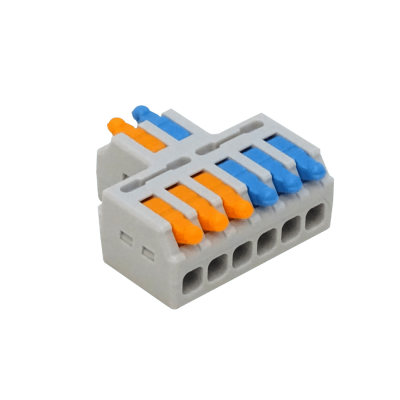 REPA-26 Conector de empalme para 2 a 6 hilos, capacidad de 32A y 250V, compatible con calibres AWG28-14 (0,08-2,5 mm²)