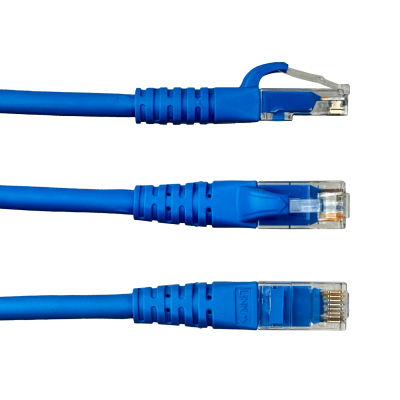 CP6A-15L LINKMADE 1,5MT CAT6 AZUL LSZH CABLE PATCH INYECTADO MULTIFILAR