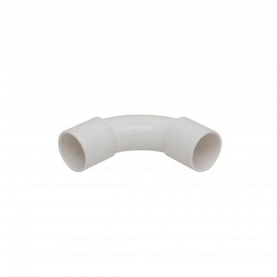 PVC32-C Codo curvatura 32mm LINKCHIP para canalización de tubo PVC blanco