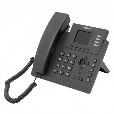 SIP-T33G YEALINK Pantalla-2,4p-Color 4-Cuentas-SIP 2-Puertos-LAN-1000 PoE-af Conector-RJ9-Auriculares Teléfono-VoIP incluye-Fuente-5V
