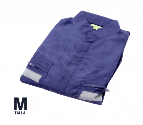 OVEROL-MA M Azul 44/46 Alt-172cm Overol Poplin Cintas-Reflectantes Poliester