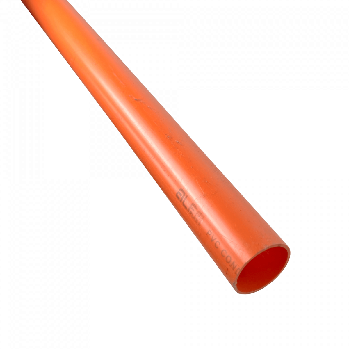 NVC40-3. Tubo conducto PVC naranjo 3 metros diámetro 40mm grosor 1,2mm con certificación SEC