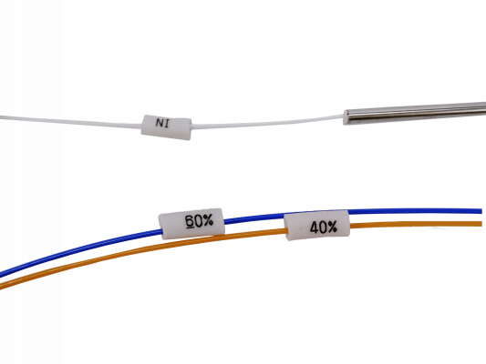 DIVI-60 Divisor óptico desbalanceado 1x2 60-40 FBT sin conectores para XPON XGPON G657A1