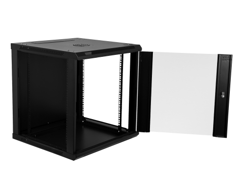 RK12-6LD LINKMADE Desmontable 12 Unidades 60cm de Profundidad Armario Rack de Pared en Negro