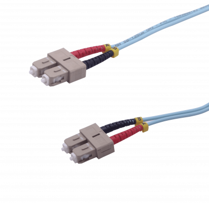 JF3CC10 10 metros SC-SC OM3 Multimodo MM Dúplex Cable de Fibra 3.0mm 50/125µm LSZH
