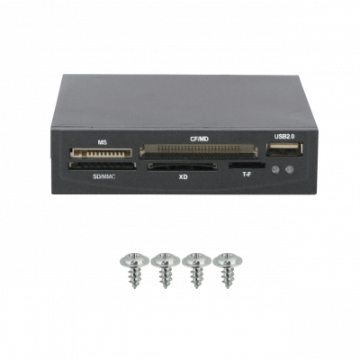 LECTOR-SD Lector Grabador Memorias interno PC SD MMC MS CF MD XD T-F USB-AH
