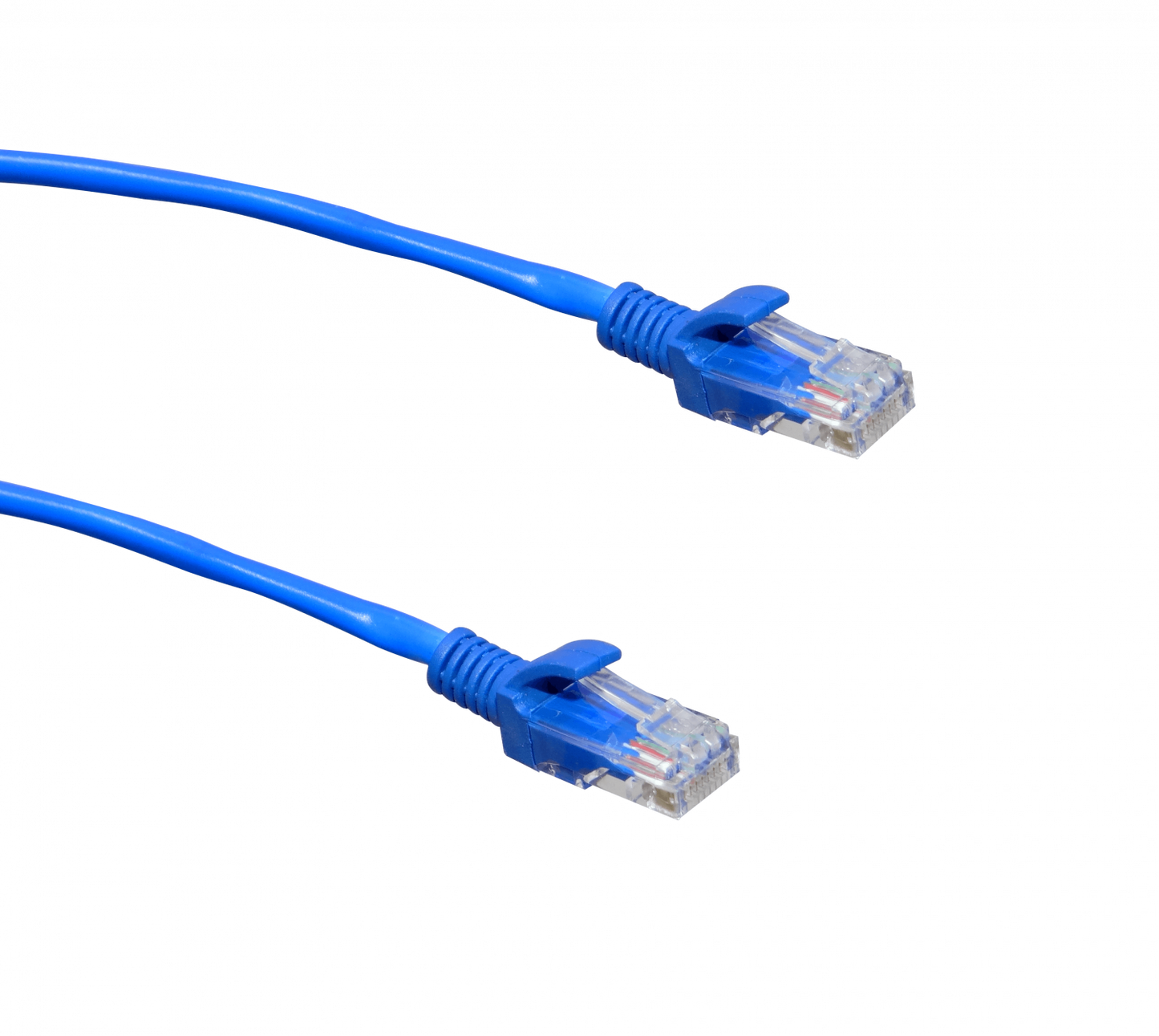 CPA-3 Cable de Conexión Multifilar CCA de 3 metros Color Azul Conector RJ45 Moldeado