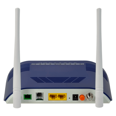 WK-3800CW WOLCK Terminal de Red Óptica XPON con CATV, RJ11, WiFi 2.4GHz, LAN 1-1000/1-100, PON-SC/APC-SM, incluye Fuente 12V