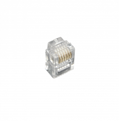 RJ12-10U Paquete de 10 unidades conector macho crimpeable RJ12 6P6C compatible RJ25 LINKMADE