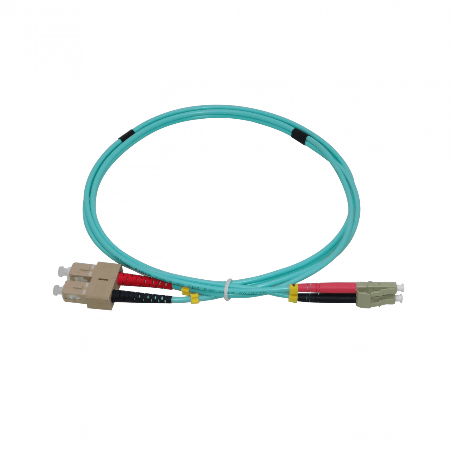 JF3LC1 1 metro LC-SC OM3 Multimodo MM Dúplex Latiguillo de Fibra 50/125um 3.0mm LSZH