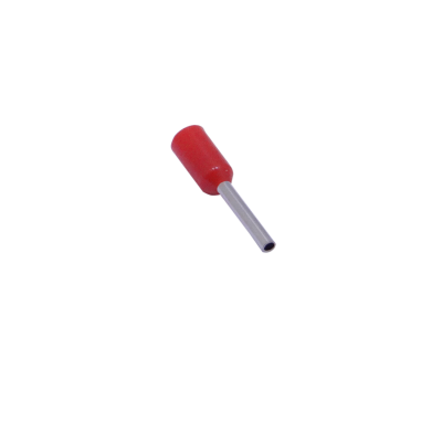 E0508-R Rojo 0,5mm2 8/14mm 100-unid AWG22 Ferrules Terminal Aislado Crimpeable