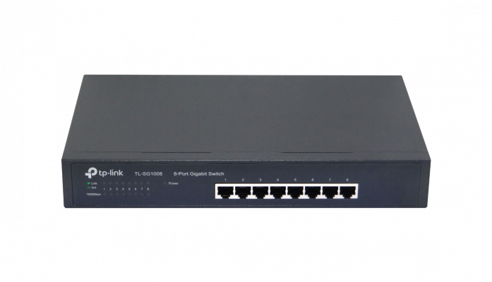 TL-SG1008 TP-LINK 8-1000 Rack Switch Gigabit de Escritorio no Gestionable