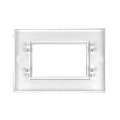 KEP-3 KALOP Placa Blanca Zen 3-Puestos Básica Cubierta 3-Módulo 128x89mm KS41510