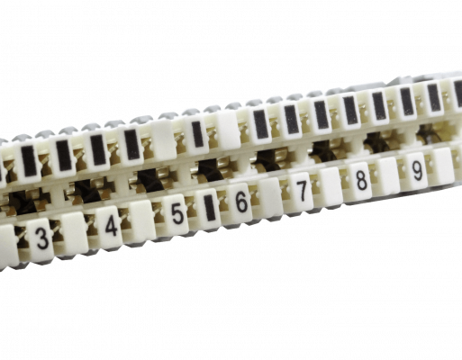 KRONE10PC Bloque Terminal Telefónico Desconectable Blanco 10-Pares KRONE requiere-Soporte/ADHESIVO