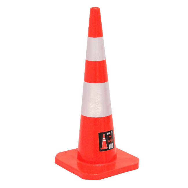 CONO-28 RFX 28 pulgadas MOP Cono de seguridad naranja doble banda reflectante