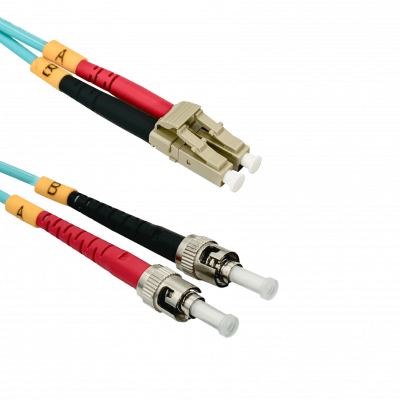 JF3LT2 2 metros LC-ST OM3 Multimodo MM Dúplex Cable de Fibra Óptica 3.0mm 50/125µm