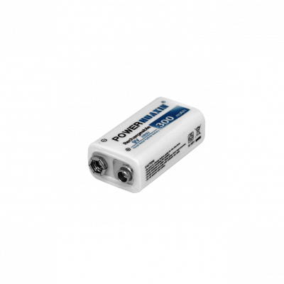 9V-300 HUAXIN Batería recargable de 9 voltios Capacidad 300 miliamperios-hora Tecnología Níquel-Metal Hidruro Modelo HR9V