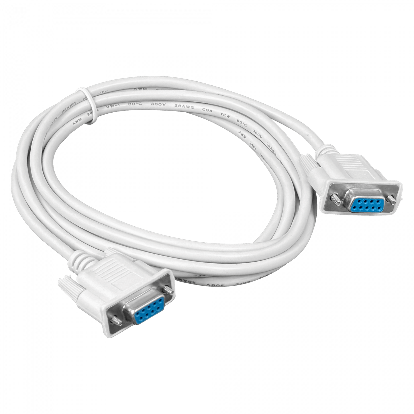DB9-3HH-N Null-Modem 2,5mt DB9-Hembra-Hembra 252cm Cable Cros Serial RS232 DE-09