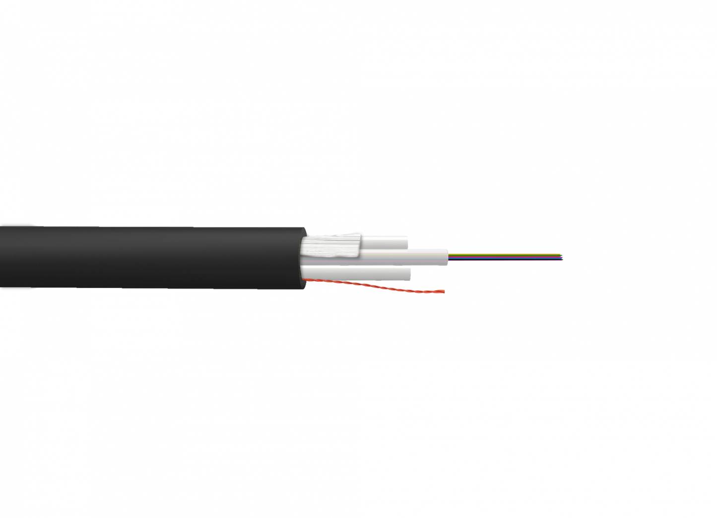 CFSJ6 SM Cable Monomodo 6-Fibras-G652D LSZH 7mm 2-FRP-2mm x-mt 2km Seco