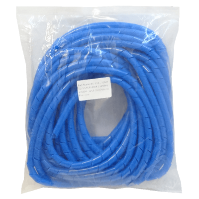 KS-12A PE Azul 12 metros 12/15/0,85mm Enrollable Organizador Cables Espiral