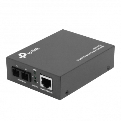 MC210CS TP-LINK Convertidor de Medios monomodo 1000Mbps SC dúplex 1310nm alcance 15km necesita conector 8 pines UTP