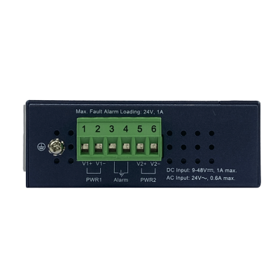 IGT-905A PLANET Convertidor de Medios Industrial para Riel DIN con Slot SFP 10/100/1000, Alimentación 9-48VDC