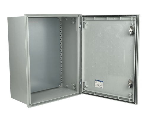 TIP-54 TIBOX 500x400x200mm Poliester Tablero Estanco Gris IP65 RoHS c/Placa