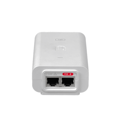 POE-48-24W-G-LIQ REACONDICIONADO UBIQUITI Velocidad Gigabit PoE 48V 24W 2-RJ45 220VAC UBI-POE-48-5G req-CaB