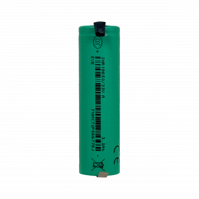 18650-P 18x65mm 1-Celda Soldable 3,7V 3200mAh Ion-Litio Recargable Acumulador 11,84Wh