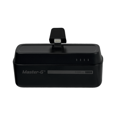 BATERIA-L MASTER-G Estación Carga Lightning-Macho Potencia 20W Capacidad 5000mAh Entrada:5/9/12V Salida:5/9/12V