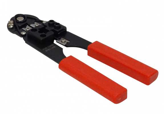 HT-210 Pinza de crimpar básica para conectores RJ45 y RJ11 HT-210C