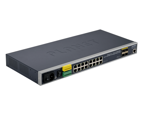 IGS-5226. PLANET 16 puertos 1000 4 ranuras SFP Consola Capa 2/Capa 4 Conmutador Industrial para Rack 100-240VCA