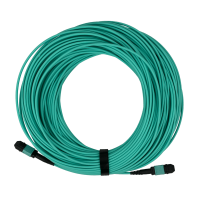 JF4MM40 LSZH 40mt OM4 MPO-MPO 12-Fibras Type-B Multimodo MM Jumper Fibra