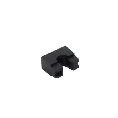 FLEP10-A Abrazadera de fijación para tubo corrugado plástico flexible negro PA de 10mm