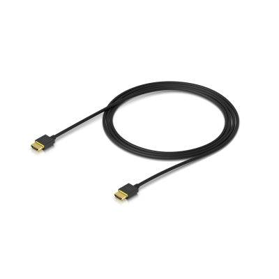 UHDMI-2 UBIQUITI Tramo 2 metros HDMI-Macho HDMI-Macho Conductor Negro versión 2.1b 200cm Diámetro-2,8mm