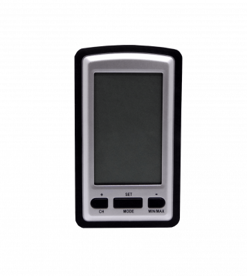 WH1281 Doble-Sensor Temperatura Humedad Cronómetro 2-AA/2-AAA Dispositivo Portátil Meteorológico 433MHz