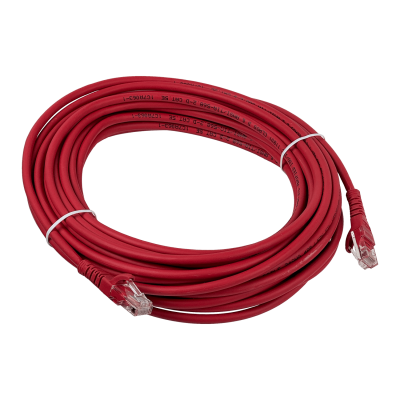 CPR-100L LINKMADE 10MT CAT5E ROJO LSZH CABLE PATCH MOLDEADO MULTIHILO