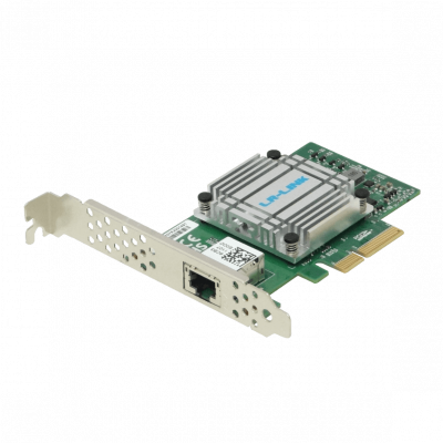 PCIE-10G LRLINK 1-10G-RJ45 PCIe-x4 Adaptador de Red para Servidor 10gbps LREC6880BT AQC107