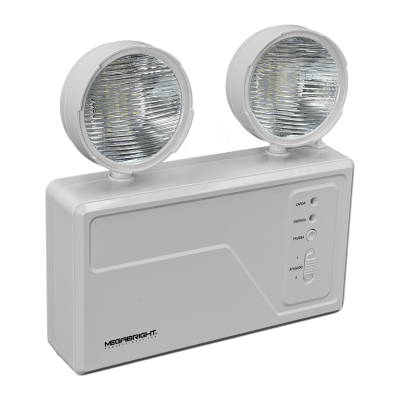 CT-1098 MEGABRIGHT 2-LED Luminaria de Emergencia con Acumulador Interno Recargable 220VAC IP20