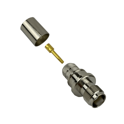 TH4C Conector comprimible Serie-400 para cable LMR400 CA400 con terminal TNC-Hembra