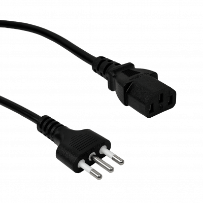 CIMC LINKMADE Cable de Alimentación 1,5m Negro C13 Hembra a Enchufe Macho Chile 3x0,75mm2