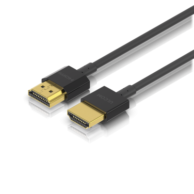 CABLE-UHS-1M. UBIQUITI 1mt HDMI-M HDMI-M Cable Negro v2.1b 100cm Diametro-2,8mm