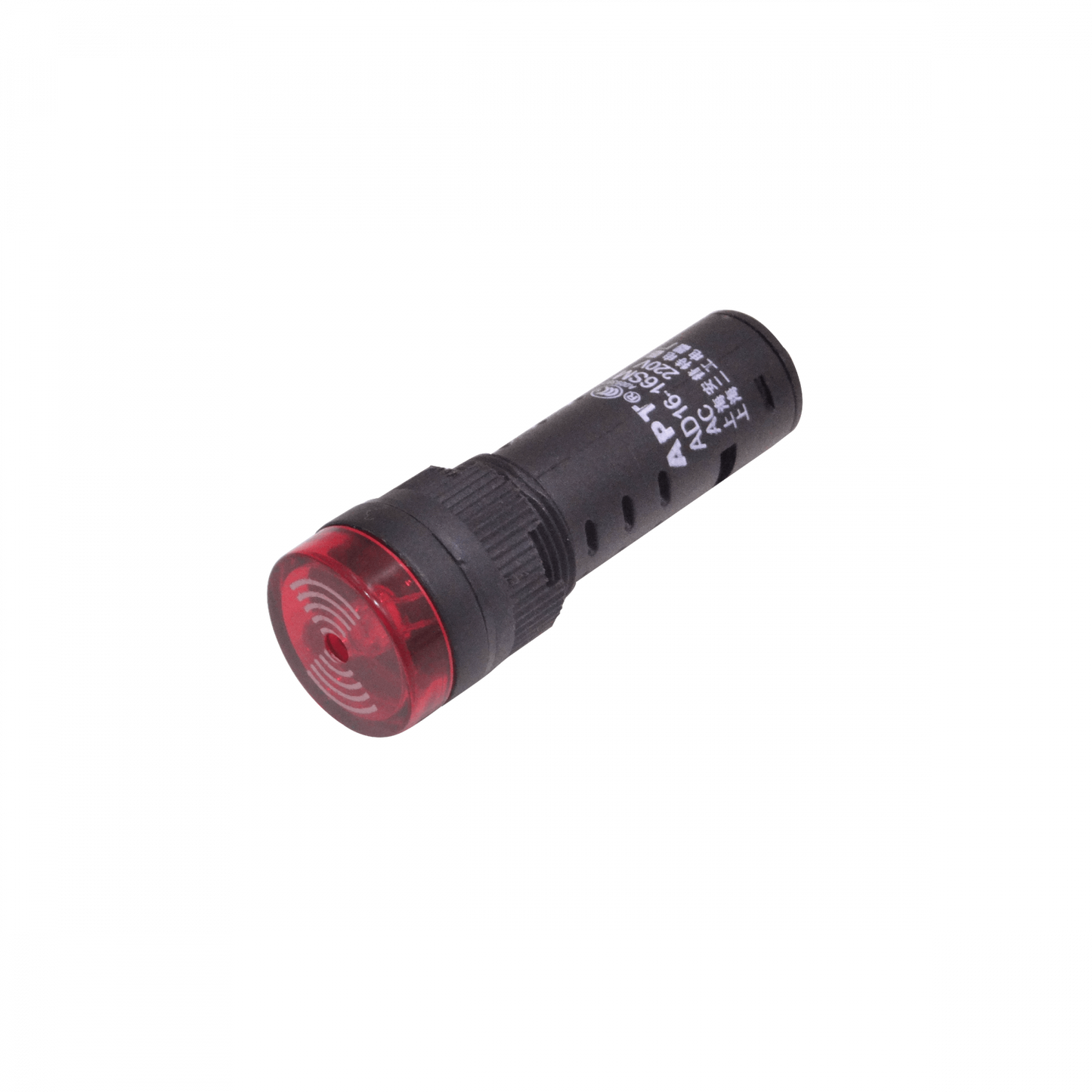 PILOTO-LEDB-R-220V Rojo Zumbador Luz Indicadora LED 220VAC 15mm-diametro 19mm-cabeza 55mm-alto