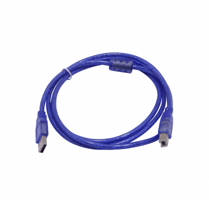 USBAB15 1,5mt Cable Azul USB-2.0 A-M B-M AM-BM p/Impresora/Otros 150cm