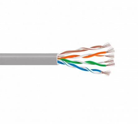 CPG-5C 5mt PatchCord 1-unid CCA sim-CAT5E UTP Gris RJ45 Inyectado 03430