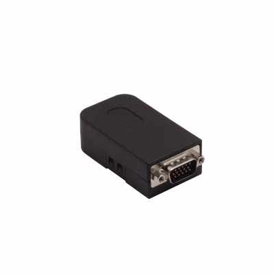 VGA-M-T Conector DB15-VGA MACHO 15-pines Atornillable HD15 con Cubierta DE-15/M 31mm