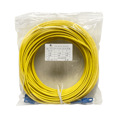 JFSCC25 Latiguillo de fibra óptica monomodo dúplex SC-SC/UPC 25 metros 9/125um diámetro 3mm